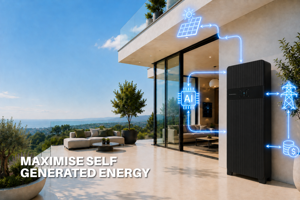 Levocell AI Battery Energy Storage System - Black External