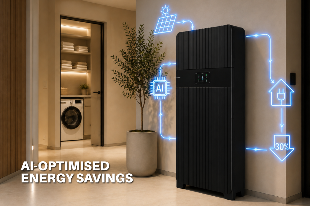 Levocell's AI Battery Energy Storage System - Black