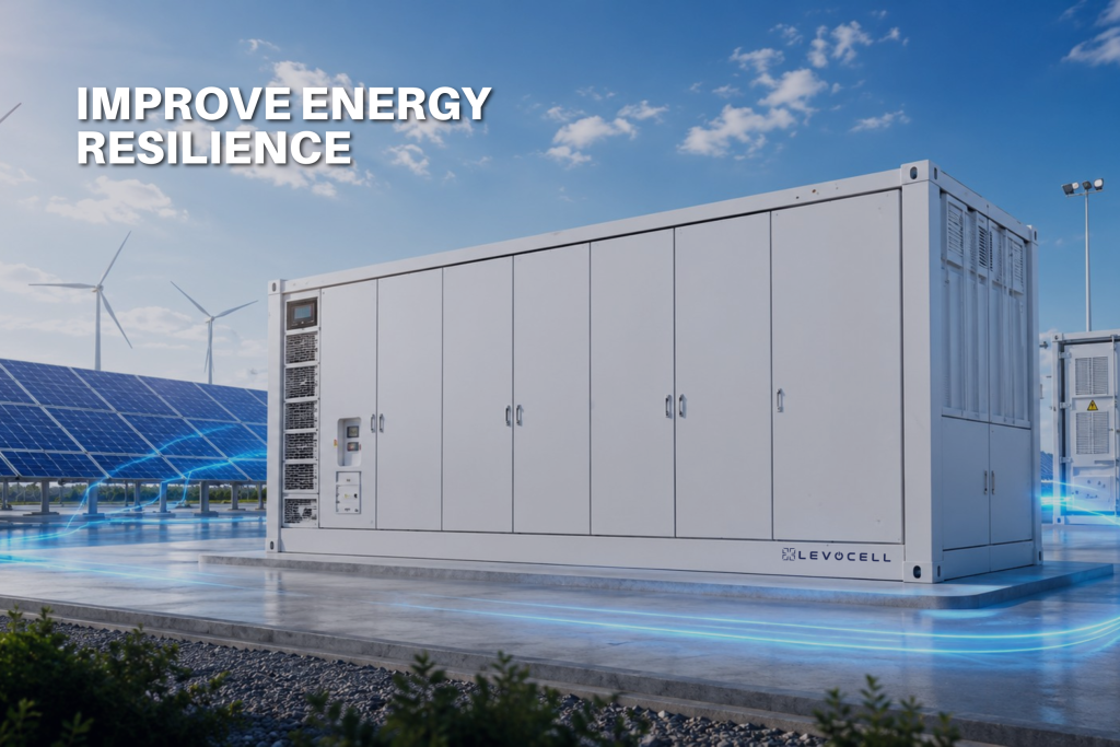 Levocell - Commercial Battery Energy Storage Systems - Improve Energy Resilience