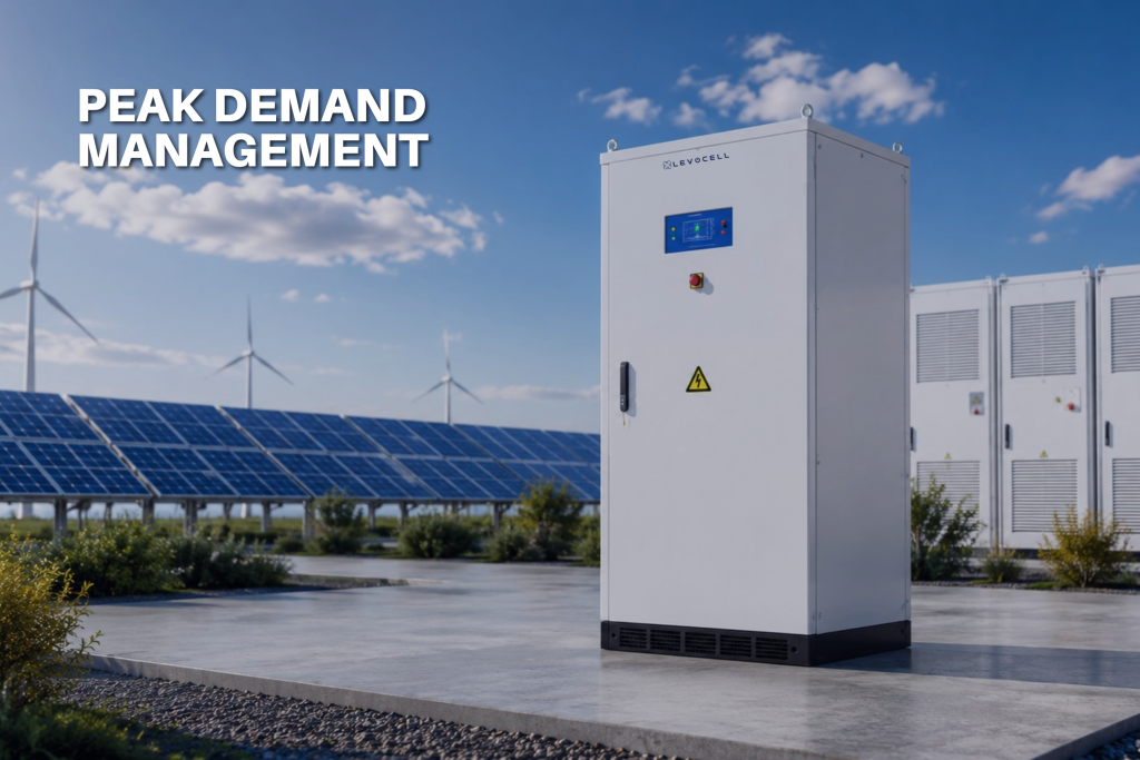 Commercial Battery Energy Storage Systems - Peak Demand Management - Levocell