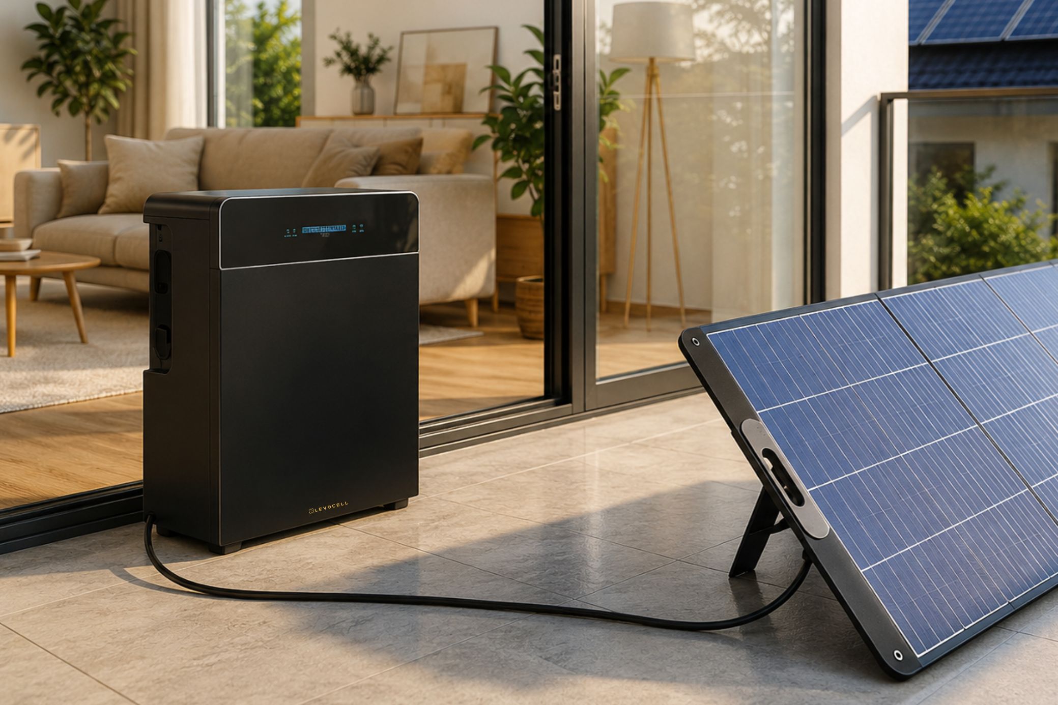 Levocell Solar - Plug In Compact Balcony SR2000 BESS