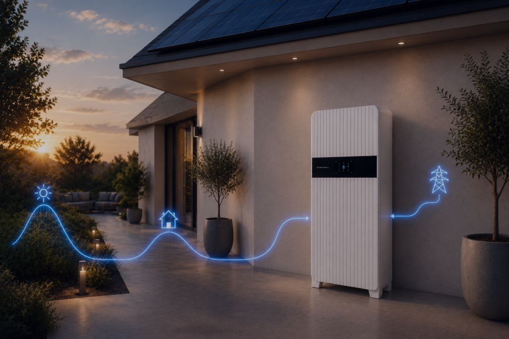 White AI Battery Energy Storage System - Maximising Solar Generation