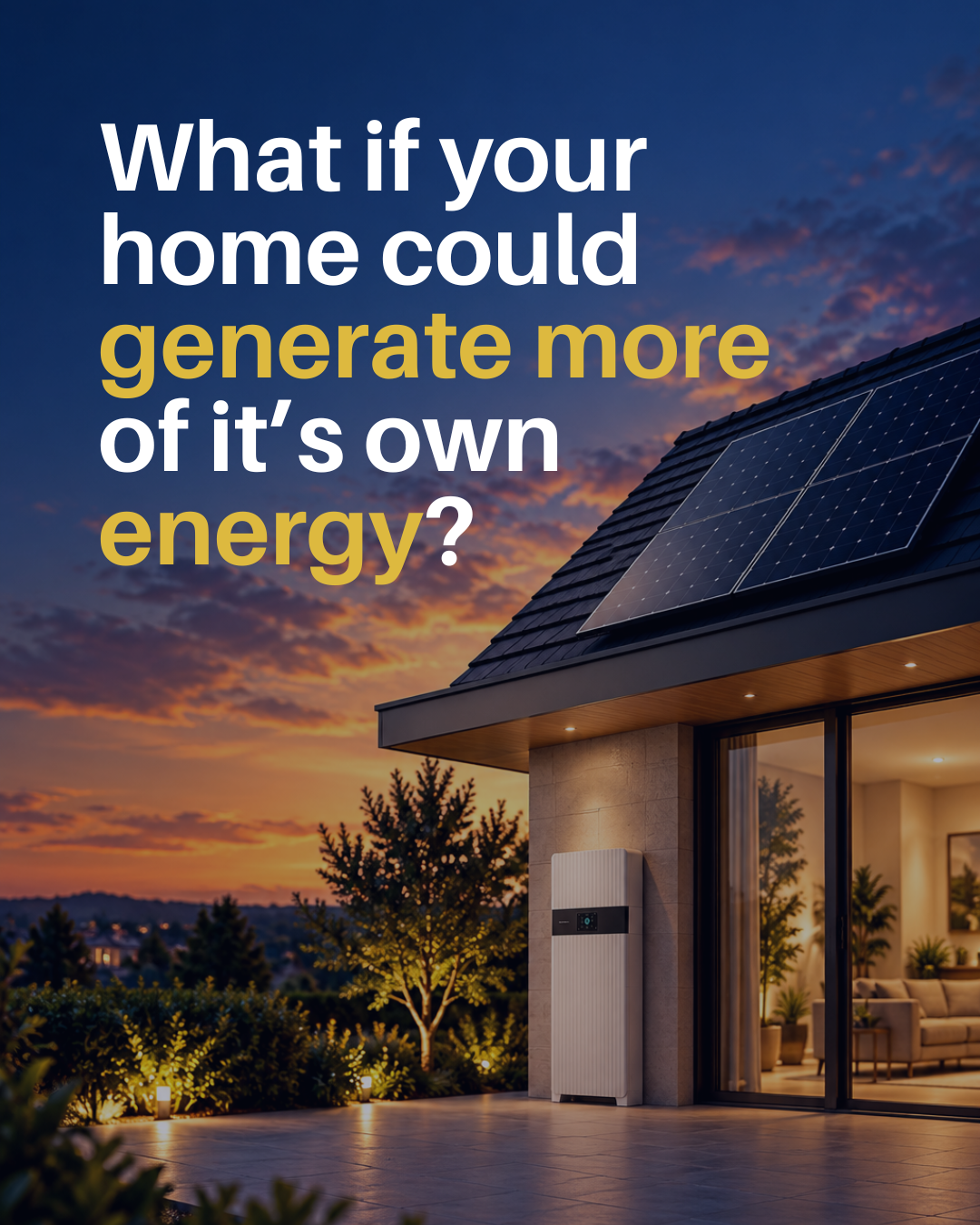 Generate More of your own Energy with Solar Panels 
